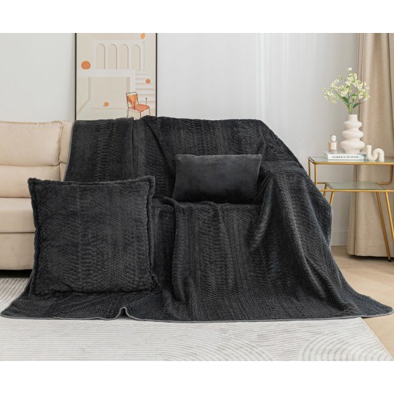 Ριχτάρι Διθέσιου Silk Fashion NX201 Anthracite 180x250