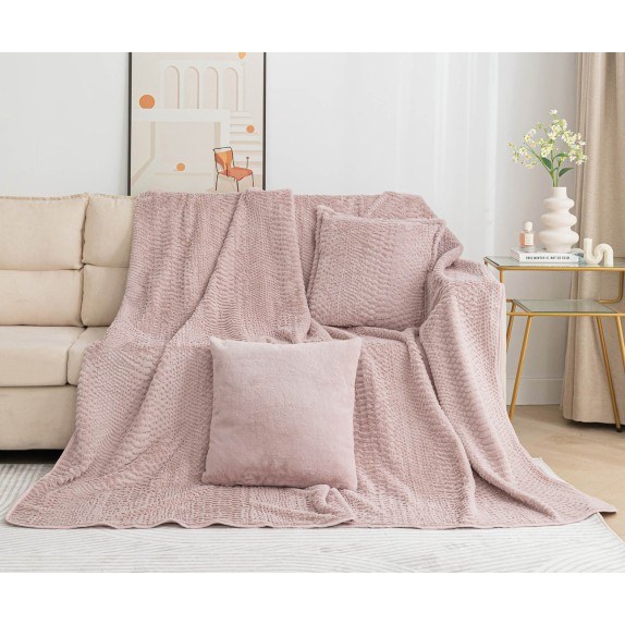 Ριχτάρι Διθέσιου Silk Fashion NX201 Pink 180x250