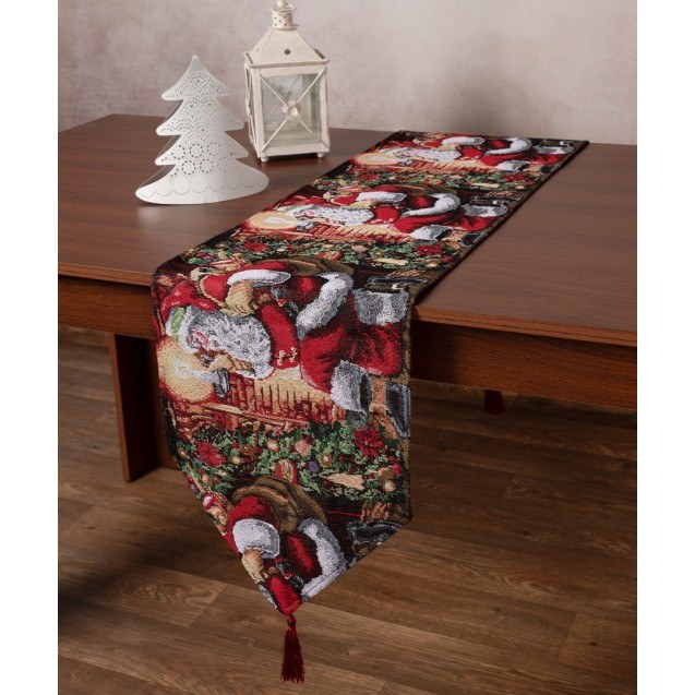 Χριστουγεννιάτικο Runner Silk Fashion W351-130...