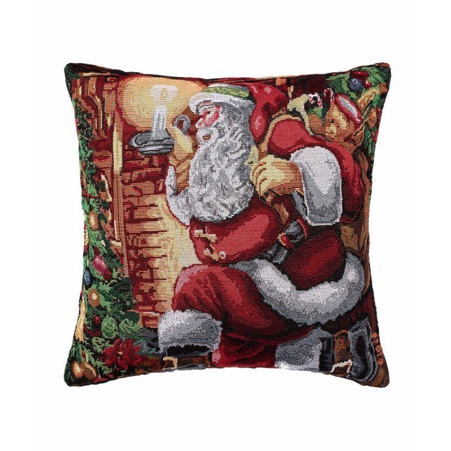 Χριστουγεννιάτικη Μαξιλαροθήκη Διακόσμησης Silk...