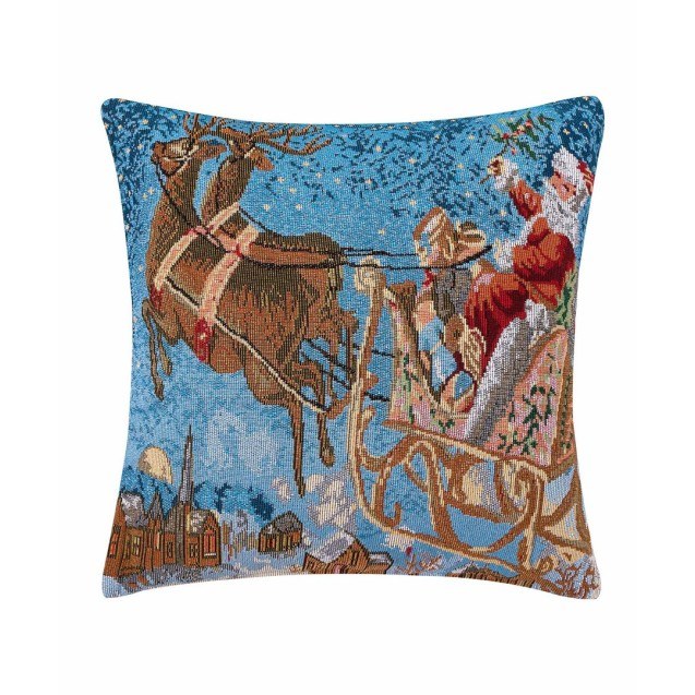 Χριστουγεννιάτικη Μαξιλαροθήκη Διακόσμησης Silk...