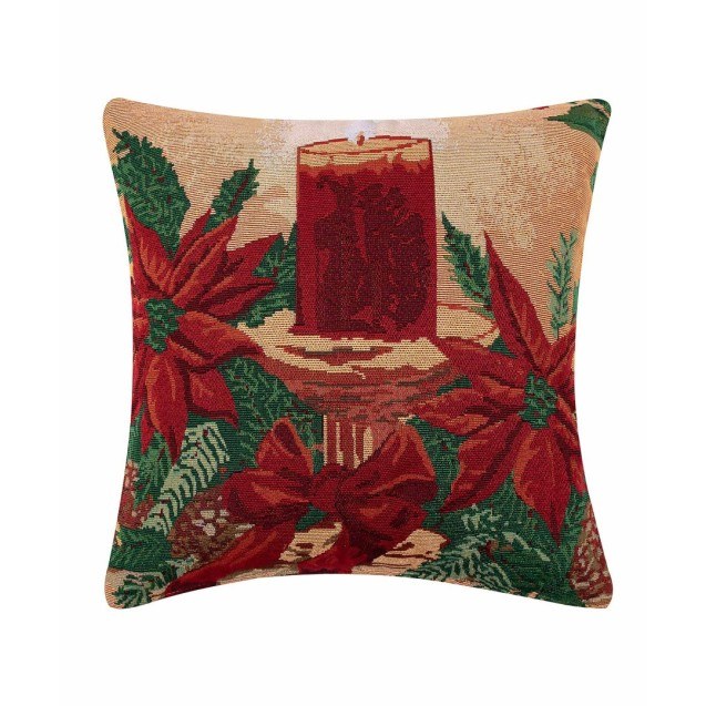 Χριστουγεννιάτικη Μαξιλαροθήκη Διακόσμησης Silk...