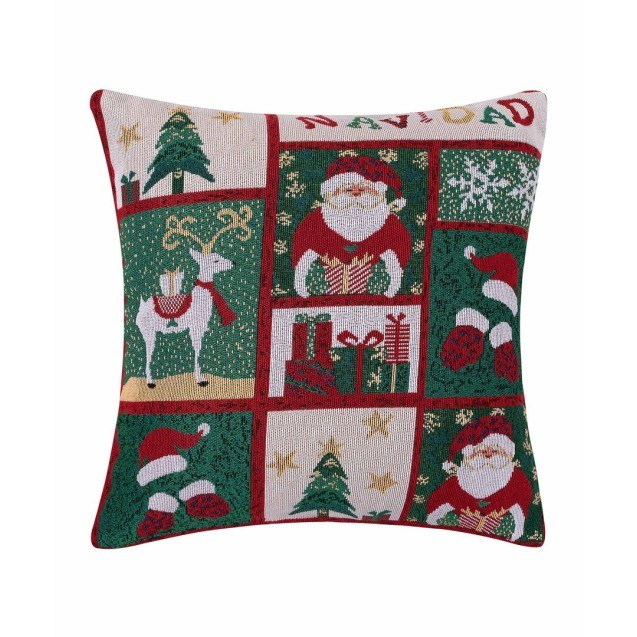 Χριστουγεννιάτικη Μαξιλαροθήκη Διακόσμησης Silk...