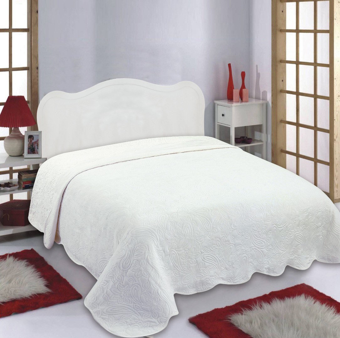 Κουβέρτα Βελούδο Μονή Silk Fashion NX2211 Ivory 160x220