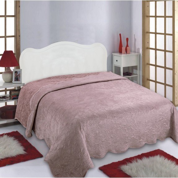 Κουβέρτα Βελούδο Υπέρδιπλη Silk Fashion NX2211 Syklamen...