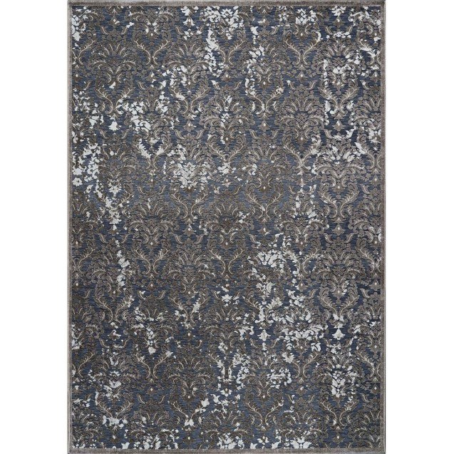 Χαλί Στρόγγυλο Madi Branches Grey Δ140