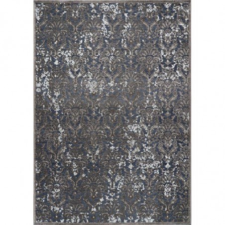 Χαλί Στρόγγυλο Madi Branches Grey Δ140