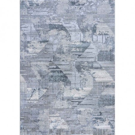 Χαλί Στρόγγυλο Madi Feathers Grey Δ165