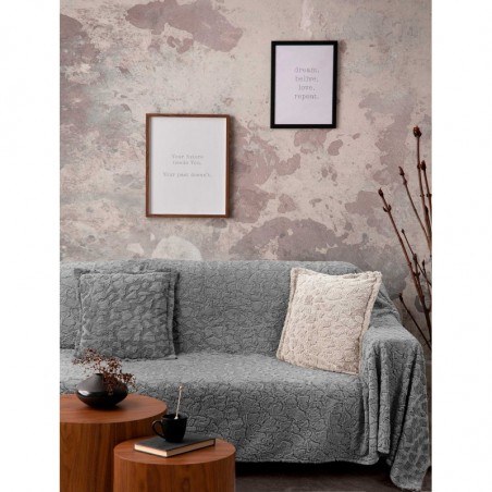 Ριχτάρι Πολυθρόνας Madi Rubble Grey 170x180