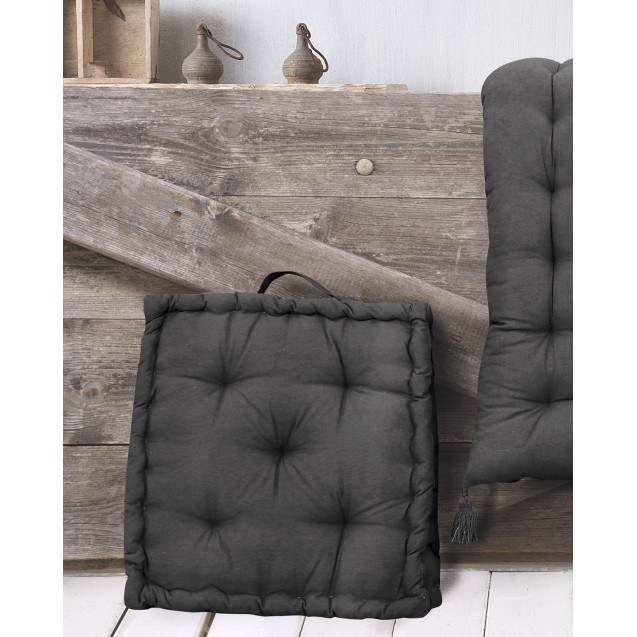 Μαξιλάρι Δαπέδου Rythmos Kathy Γκρι 50x50x10