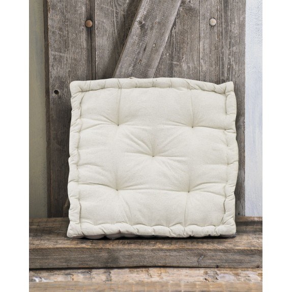 Μαξιλάρι Δαπέδου Rythmos Kathy Εκρού 50x50x10