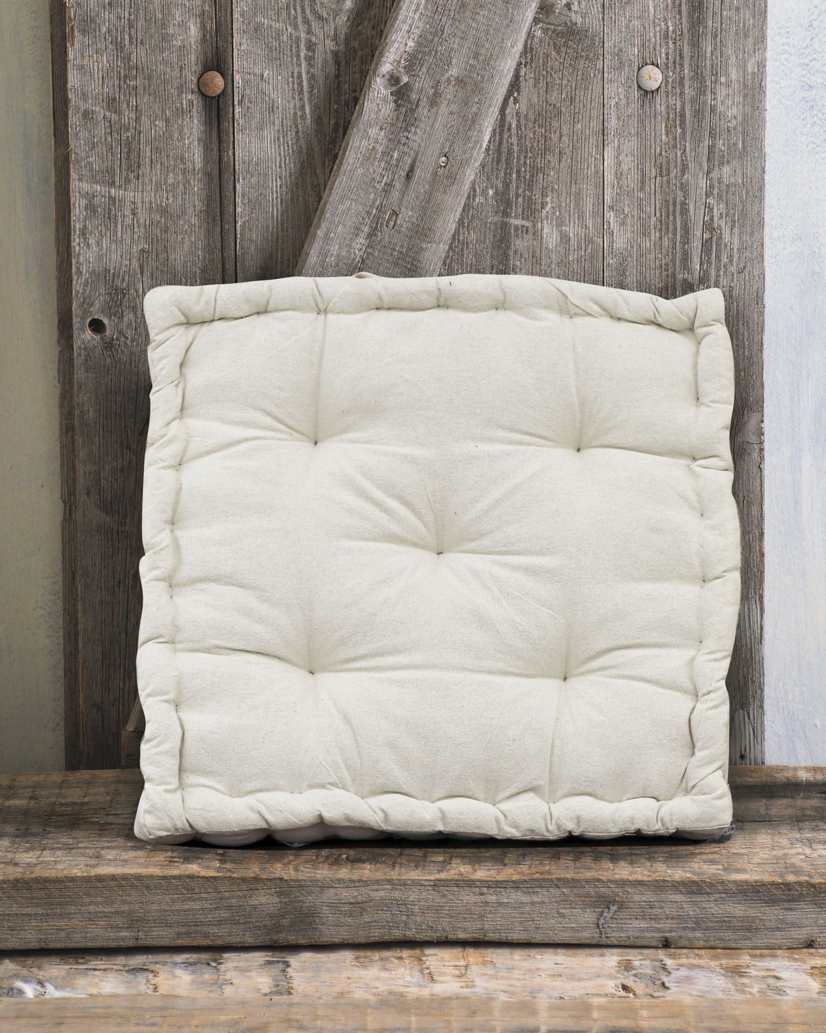 Μαξιλάρι Δαπέδου Rythmos Kathy Εκρού 50x50x10