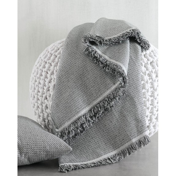 Ριχτάρι Τετραθέσιου Rythmos Luna Γκρι Σκούρο 180x330