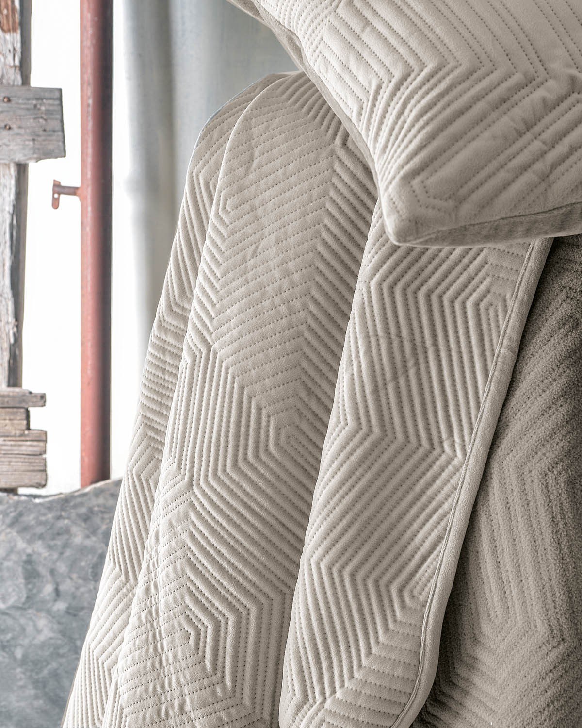 Ριχτάρι Πολυθρόνας Rythmos Selma Μπεζ 180x160