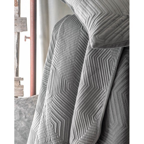 Ριχτάρι Τετραθέσιου Rythmos Selma Γκρι 180x330