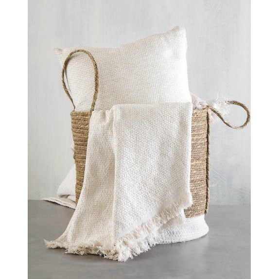 Ριχτάρι Τριθέσιου Rythmos Rowen Εκρού 180x280