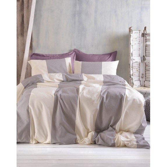 Σετ Μαξιλαροθήκες 2 Τεμαχίων Rythmos Jarco Μωβ 50x70