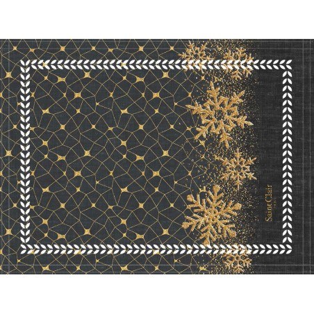 Σουπλά Saint Clair Christmas 3036 Anthracite Laser Cut 45x33