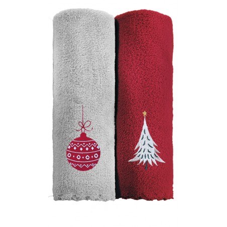 Σετ Πετσέτες 2 Τεμαχίων Saint Clair Christmas Towels Set 2 35x50