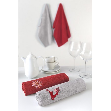 Σετ Πετσέτες 2 Τεμαχίων Saint Clair Christmas Towels Set 3 35x50