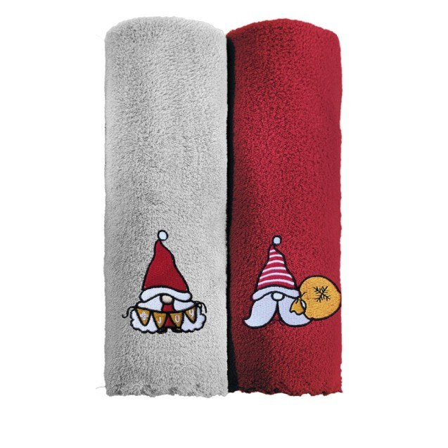 Σετ Πετσέτες 2 Τεμαχίων Saint Clair Christmas...