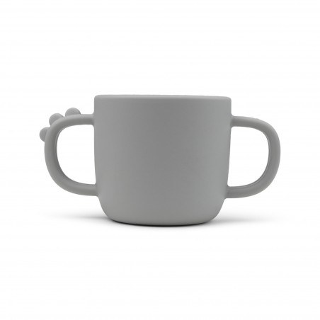 Παιδική Κούπα με Χερούλια Done By Deer Croco Grey BR75630