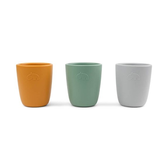 Σετ Παιδικά Ποτηράκια Σιλικόνης 3 Τεμαχίων Done by Deer...