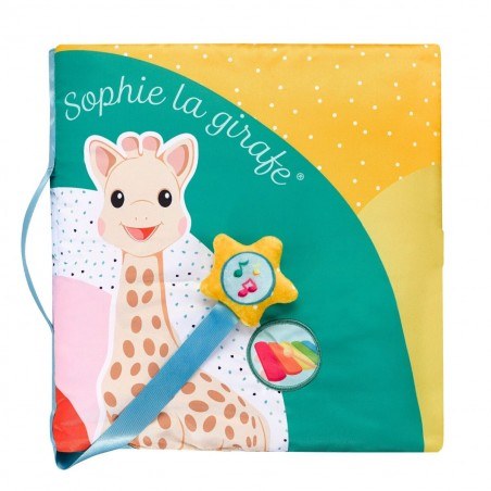 Μεγάλο Υφασμάτινο Βιβλίο Δραστηριοτήτων Sophie La Girafe "Αγγίζω και παίζω" S230852