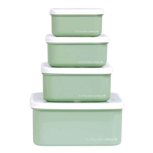 Σετ Δοχεία Φαγητού 4 Τεμαχίων A Little Lovely...