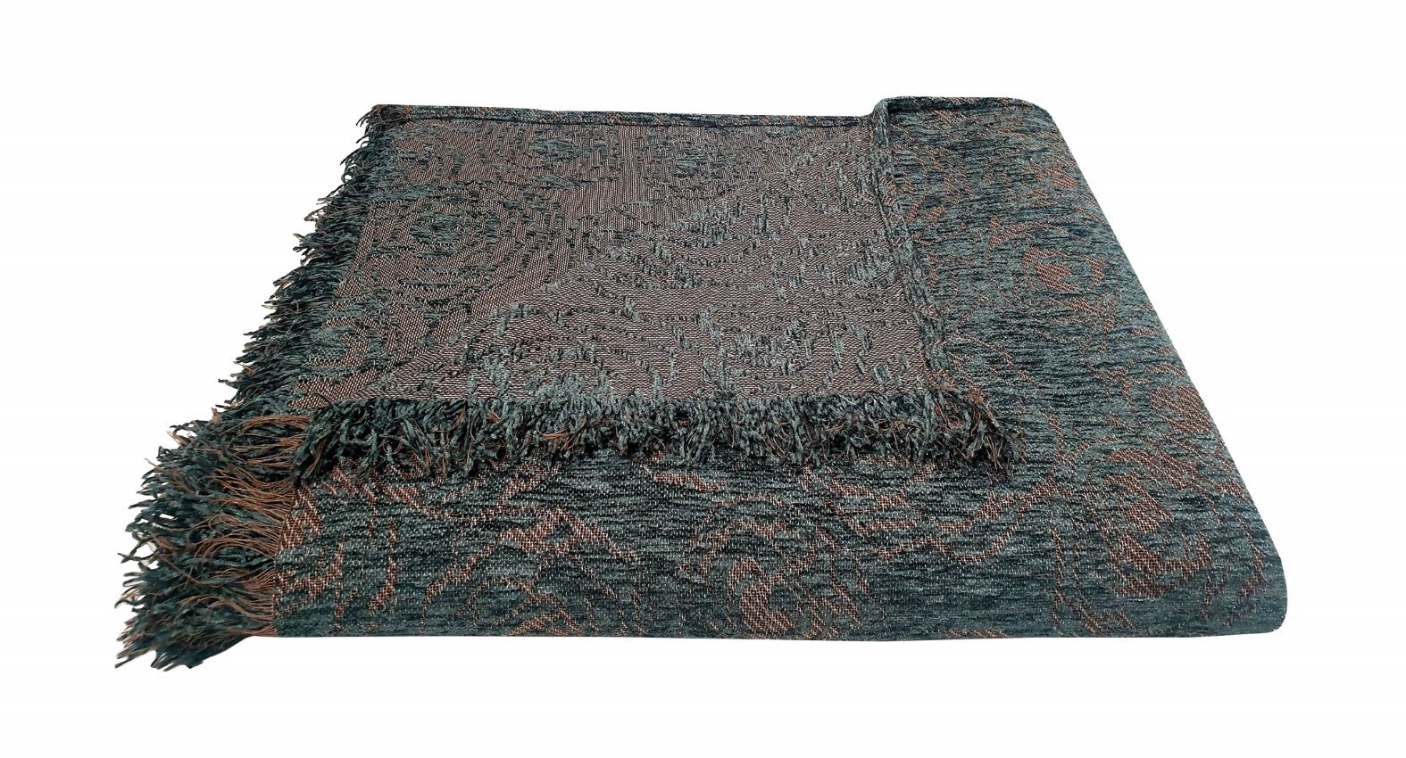 Ριχτάρι Διθέσιου ΚΟΜΒΟΣ Chenille Rose Sky Grey 180x240