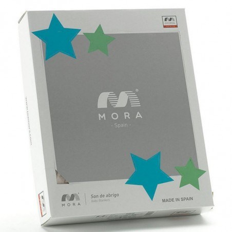 Κουβέρτα Βελουτέ Κούνιας Morven Piccola L45 Γαλάζιο 110x140