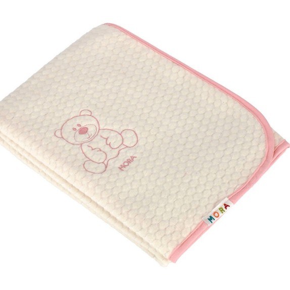 Κουβέρτα Βελουτέ Αγκαλιάς Morven Bambi M50 Ροζ 80x110