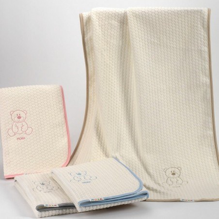 Κουβέρτα Βελουτέ Αγκαλιάς Morven Bambi M50 Γαλάζιο 80x110