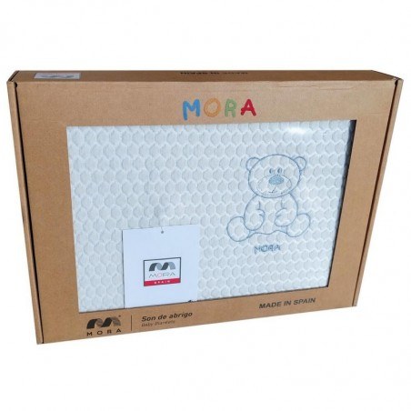 Κουβέρτα Βελουτέ Αγκαλιάς Morven Bambi M50 Γαλάζιο 80x110