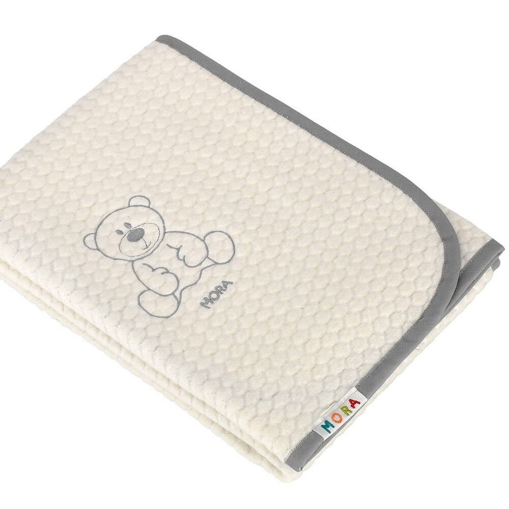 Morven Κουβέρτα Βελουτέ Αγκαλιάς Morven Bambi M50 Γκρι 80x110