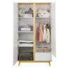 Ντουλάπα Δίφυλλη Bebe Stars Cappuccino 460-22