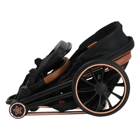 Πολυκαρότσι Bebe Stars Jewel Volcano Black 350-188