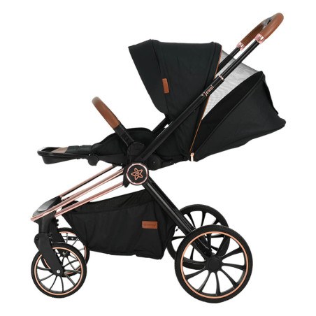 Πολυκαρότσι Bebe Stars Jewel Volcano Black 350-188