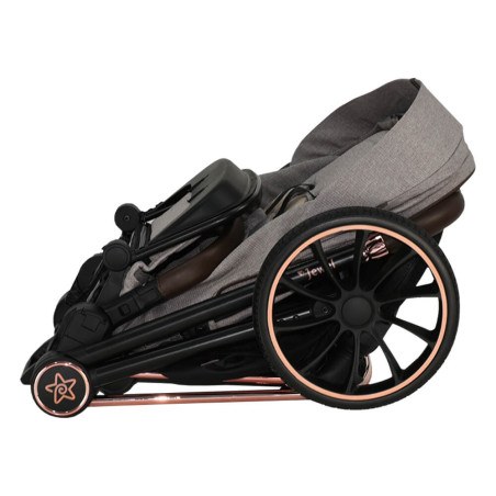 Πολυκαρότσι Bebe Stars Jewel Marble Beige 350-182