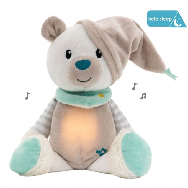 Φωτεινός Αγκαλίτσας με Ήχους Bebe Stars Bear...