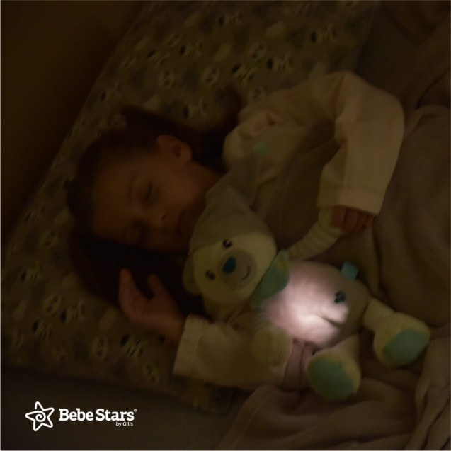 Φωτεινός Αγκαλίτσας με Ήχους Bebe Stars Bear...