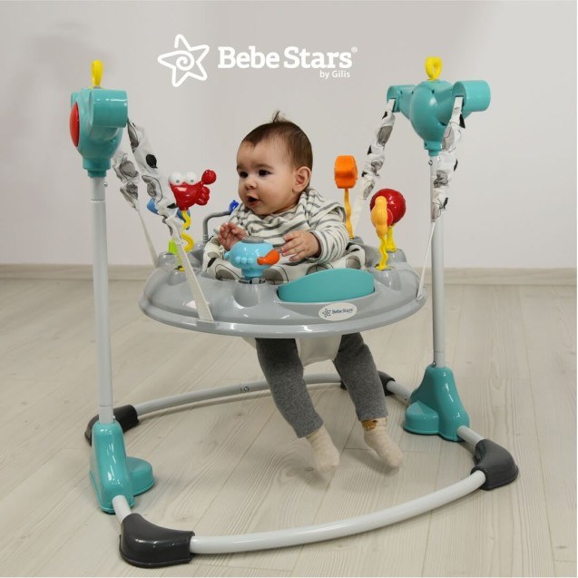 Τραμπολίνο Bebe Stars Sea Animals Γκρι 4104