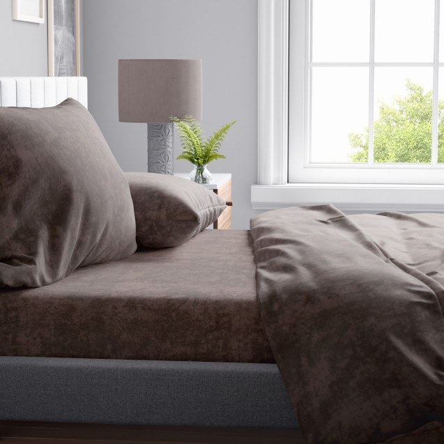 Σεντόνι Μονό Dimcol Shadow 22 Brown 160x240
