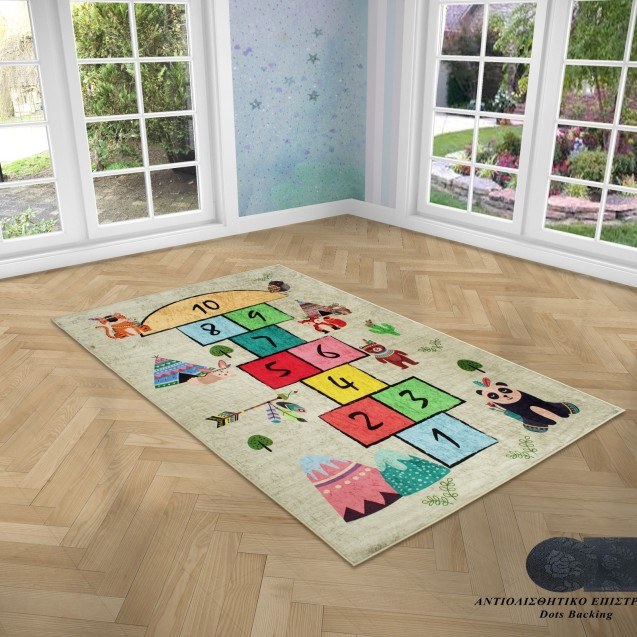 Παιδικό Χαλί Dimcol Hopscotch 284 135x200