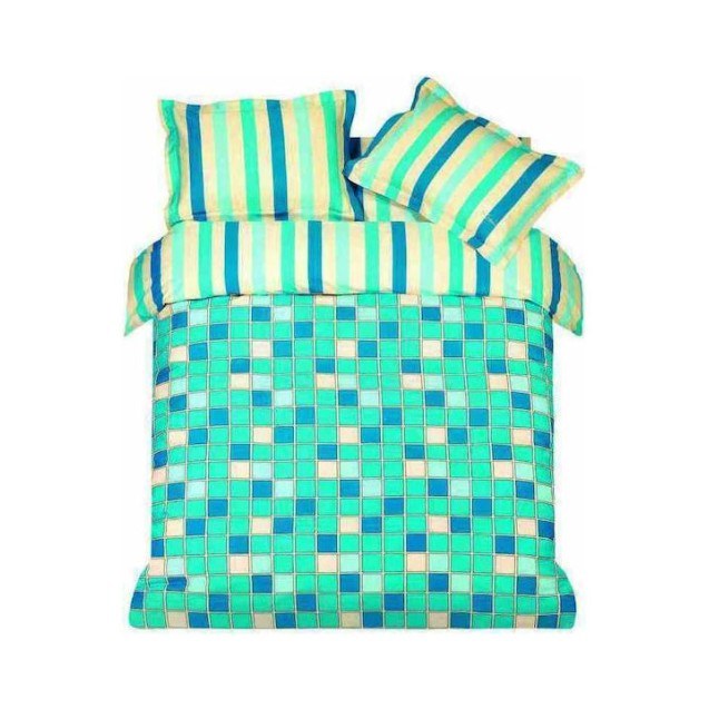 Σετ Παπλωματοθήκη Υπέρδιπλη 3 Τεμαχίων Makis...