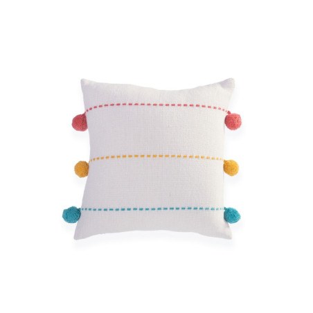 Βρεφικό Μαξιλάρι Διακόσμησης Nef-Nef Life Line Coral/Yellow 35x35