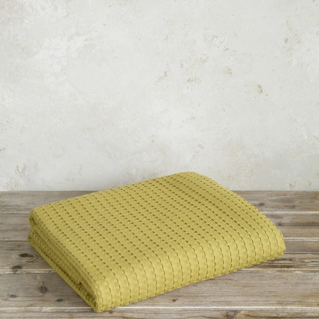Κουβέρτα Μονή Nima Habit Gold Brown 160x240