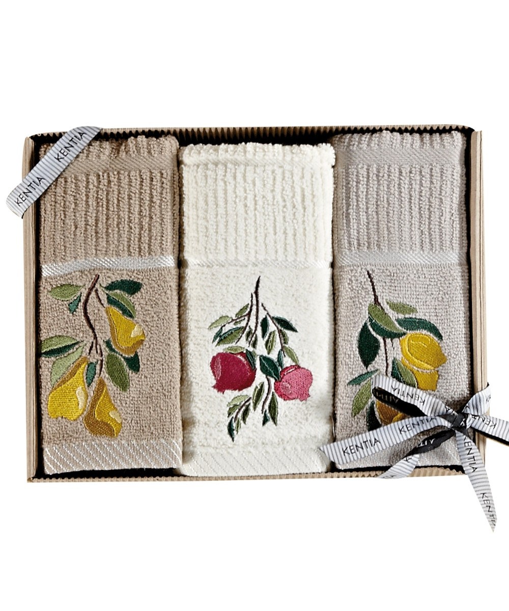 Σετ Πετσέτες Κουζίνας 3 Τεμαχίων Kentia Regalo 234 40x7