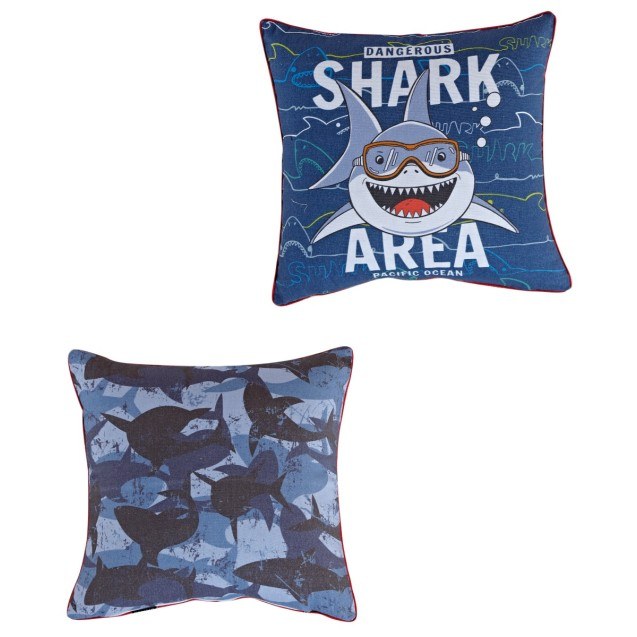 Παιδική Μαξιλαροθήκη Διακόσμησης Kentia Sharky...