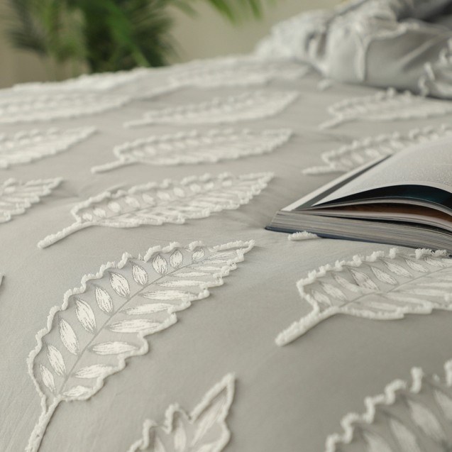 Κουβερλί Μονό Melinen Isla Grey 160x240